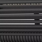 Sedie da esterno impilabili Watkindale Woven - Set da 2 - Nero - SEI