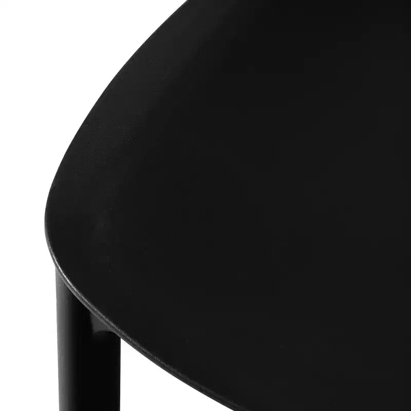 WestinTrends Playa Chaise de salle à manger de patio moderne empilable en plastique polypropylène (lot de 2)