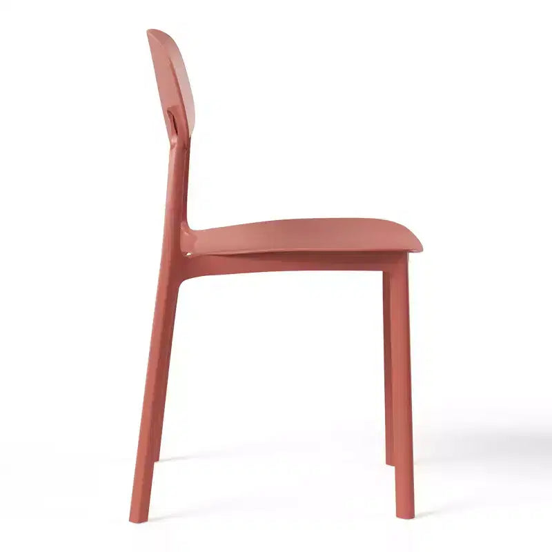 WestinTrends Playa Chaise de salle à manger de patio moderne empilable en plastique polypropylène (lot de 2)