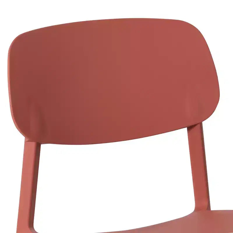 WestinTrends Playa Chaise de salle à manger de patio moderne empilable en plastique polypropylène (lot de 2)