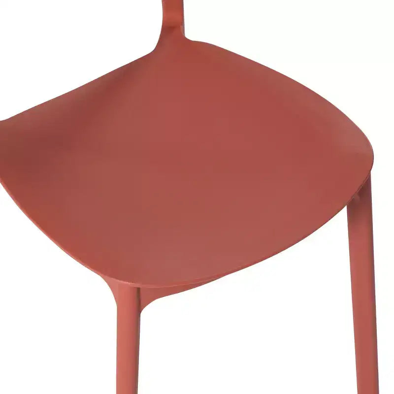 WestinTrends Playa Chaise de salle à manger de patio moderne empilable en plastique polypropylène (lot de 2)