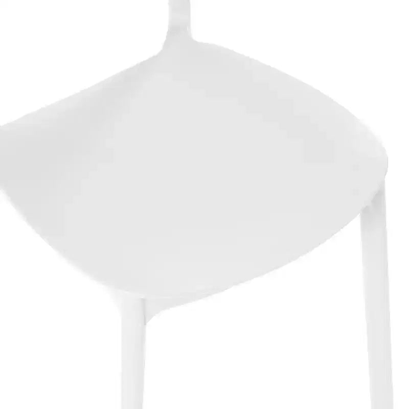 WestinTrends Playa Chaise de salle à manger de patio moderne empilable en plastique polypropylène (lot de 2)