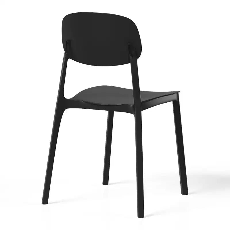 WestinTrends Playa Chaise de salle à manger de patio moderne empilable en plastique polypropylène (lot de 2)