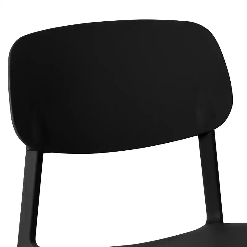 WestinTrends Playa Chaise de salle à manger de patio moderne empilable en plastique polypropylène (lot de 2)