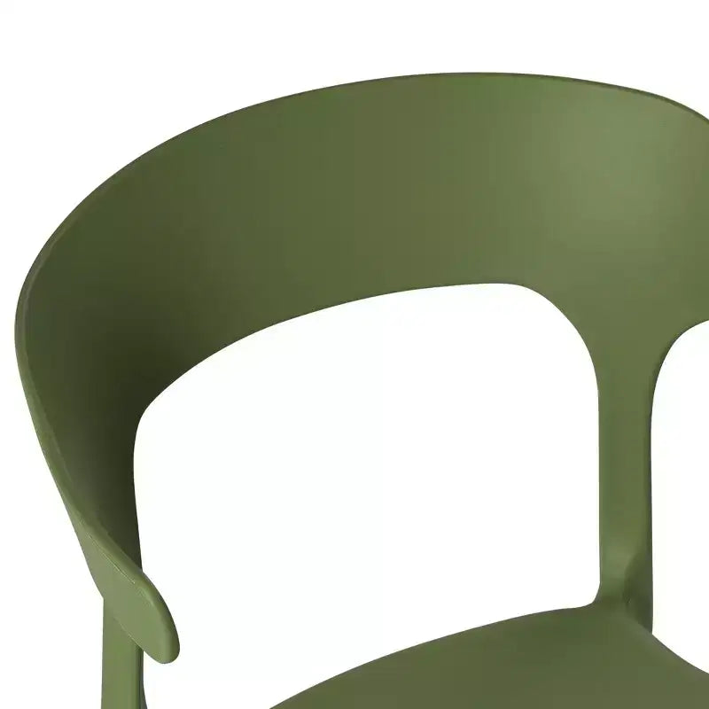 WestinTrends Playa Sedia da pranzo impilabile moderna in plastica in resina (set da 4)