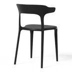 WestinTrends Playa Sedia da pranzo impilabile moderna in plastica in resina (set da 4)