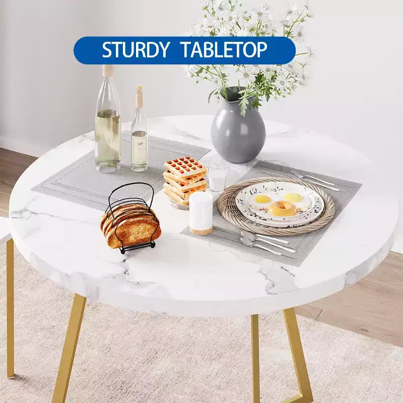 Set da tavolo da pranzo per 2, tavolo da cucina con 2 sedie imbottite, set da tavolo rotondo per appartamento, angolo colazione, sala da pranzo e piccoli spazi