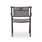 Christopher Knight Home Canterbury Chaises de salle à manger d'extérieur en aluminium (lot de 2)