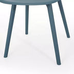 Christopher Knight Home Lily Sedie da pranzo moderne da esterno in resina (set da 2)