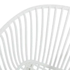 Chaise de salle à manger moderne en polypropylène Christopher Knight Home Ari Patio Mykonos avec dossier ajouré (lot de 2)