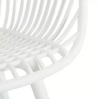 Chaise de salle à manger moderne en polypropylène Christopher Knight Home Ari Patio Mykonos avec dossier ajouré (lot de 2)