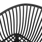 Chaise de salle à manger moderne en polypropylène Christopher Knight Home Ari Patio Mykonos avec dossier ajouré (lot de 2)