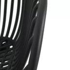 Chaise de salle à manger moderne en polypropylène Christopher Knight Home Ari Patio Mykonos avec dossier ajouré (lot de 2)