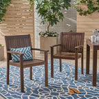 Christopher Knight Home Wilson Outdoor Acacia Wood Dining Chairs (Set of 2)