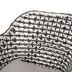 GDFStudio Hardaway Sedie da pranzo da esterno in vimini e ferro con cuscino (set da 2)