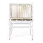 Christopher Knight Home Aurora Sedie da pranzo rustiche da esterno in legno di acacia con trama in corda (set da 2)