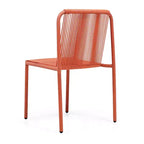 Christopher Knight Home Balfour - Sedie da pranzo moderne da esterno impilabili in rattan e ferro (set di 2)