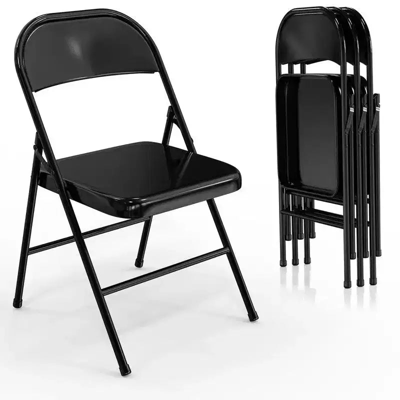Karl Home|Metal Stackable Folding Chair(Set of 4)
