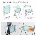 Karl Home | Set di 2 sedie pieghevoli impilabili