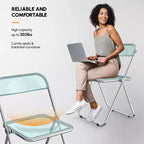 Karl Home | Set di 2 sedie pieghevoli impilabili
