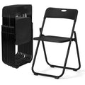 Karl Home |Stackable Metal Folding Chair Set (Set of 10)