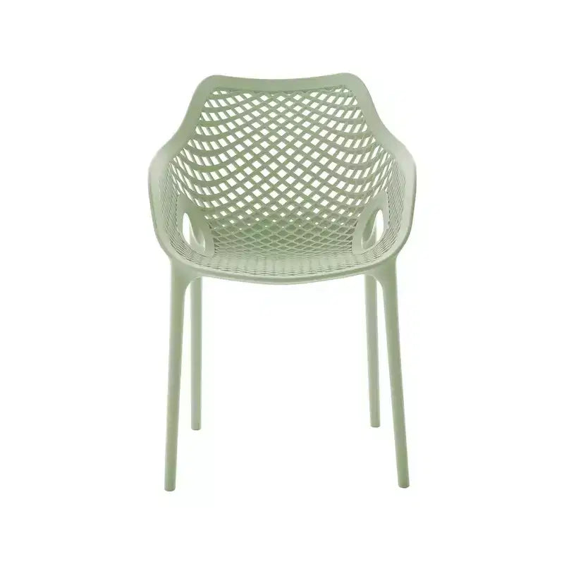 Meridian Furniture, Sedia da pranzo Mykonos per patio esterno, set da 4