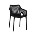 Meridian Furniture,Mykonos Outdoor Patio Dining Chair, Set of 4