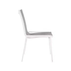 Meridian Furniture, Chaises de salle à manger d'extérieur Nizuc en tissu maillé résistant à l'eau, lot de 2