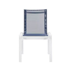 Meridian Furniture, Chaises de salle à manger d'extérieur Nizuc en tissu maillé résistant à l'eau, lot de 2
