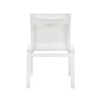 Meridian Furniture, Chaises de salle à manger d'extérieur Nizuc en tissu maillé résistant à l'eau, lot de 2