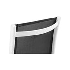 Meridian Furniture, Chaises de salle à manger d'extérieur Nizuc en tissu maillé résistant à l'eau, lot de 2