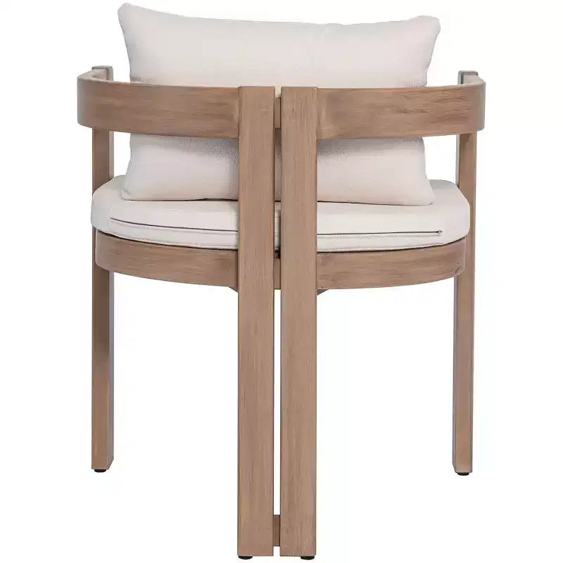 Meridian Furniture, Sedia da pranzo da esterno imbottita in tessuto resistente all'acqua Newport