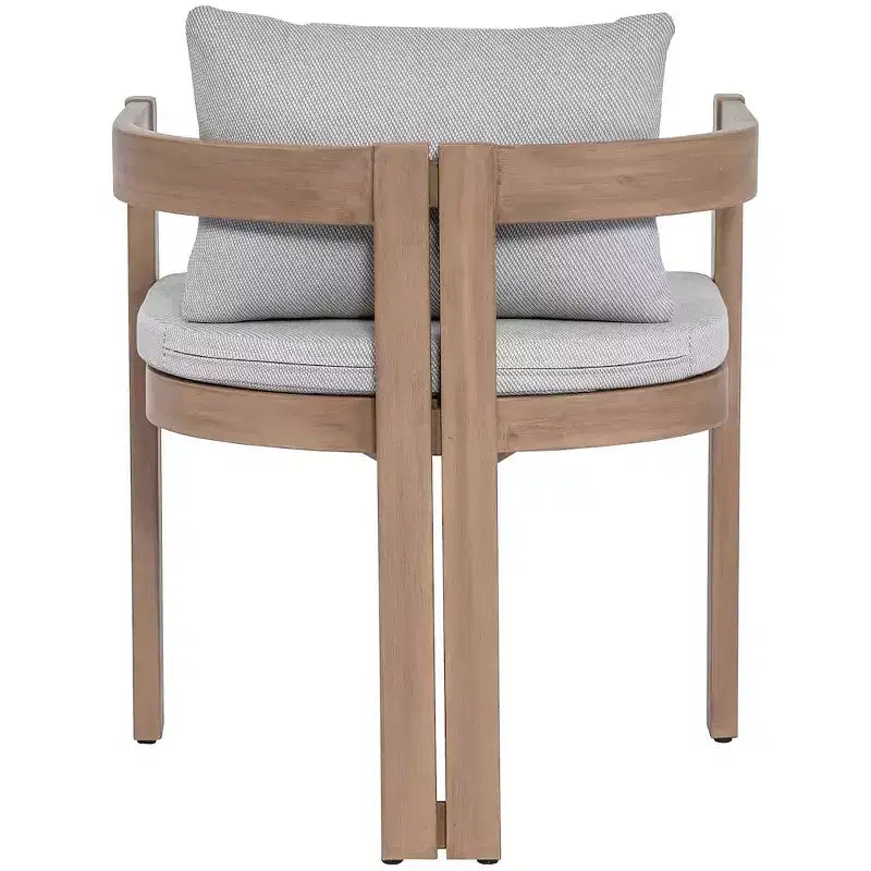 Meridian Furniture, Sedia da pranzo da esterno imbottita in tessuto resistente all'acqua Newport