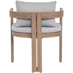 Meridian Furniture, Sedia da pranzo da esterno imbottita in tessuto resistente all'acqua Newport