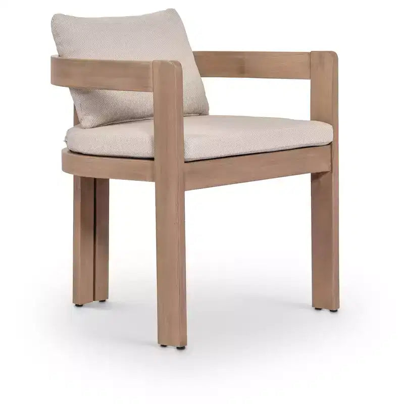 Meridian Furniture,Newport Water Resistant Fabric Upholstered Outdoor Patio Dining Chair