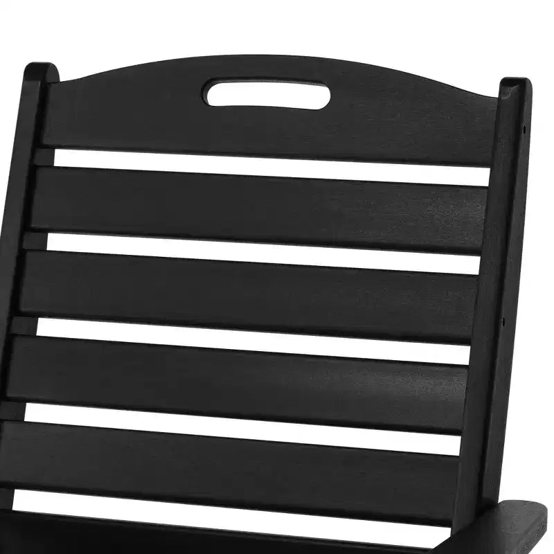 WestinTrends Azura, Set di 2 sedie pieghevoli da pranzo per esterni con schienale alto regolabile in HDPE