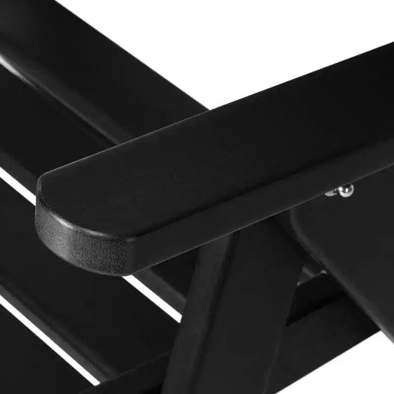 WestinTrends Azura, Set di 2 sedie pieghevoli da pranzo per esterni con schienale alto regolabile in HDPE