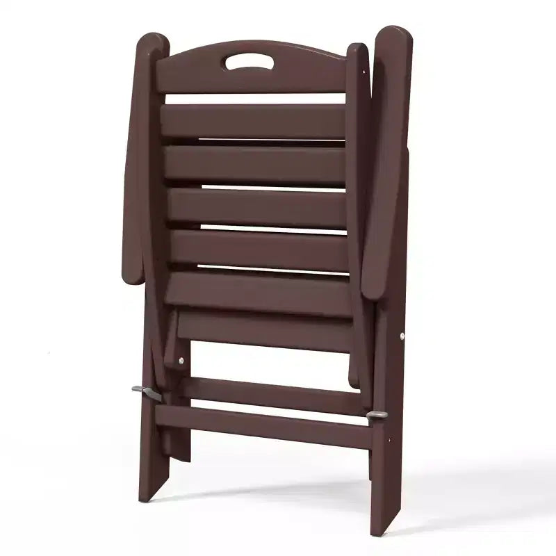 WestinTrends Azura, Set di 2 sedie pieghevoli da pranzo per esterni con schienale alto regolabile in HDPE