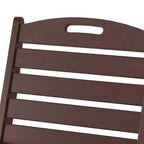 WestinTrends Azura, Set di 2 sedie pieghevoli da pranzo per esterni con schienale alto regolabile in HDPE