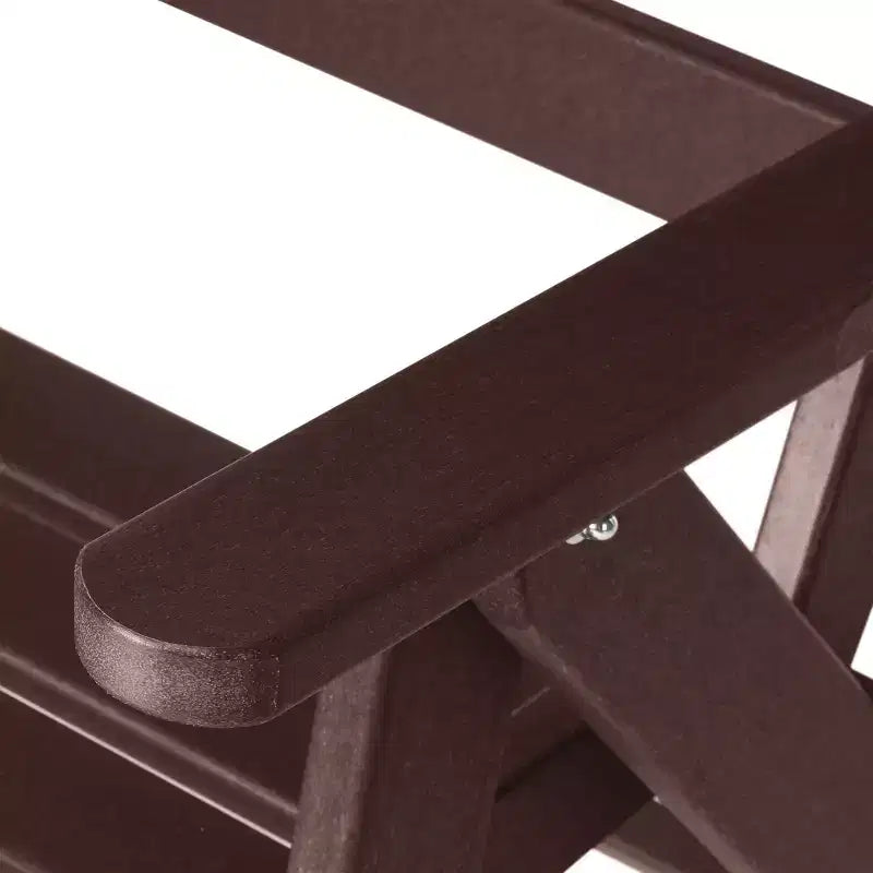 WestinTrends Azura, Set di 2 sedie pieghevoli da pranzo per esterni con schienale alto regolabile in HDPE