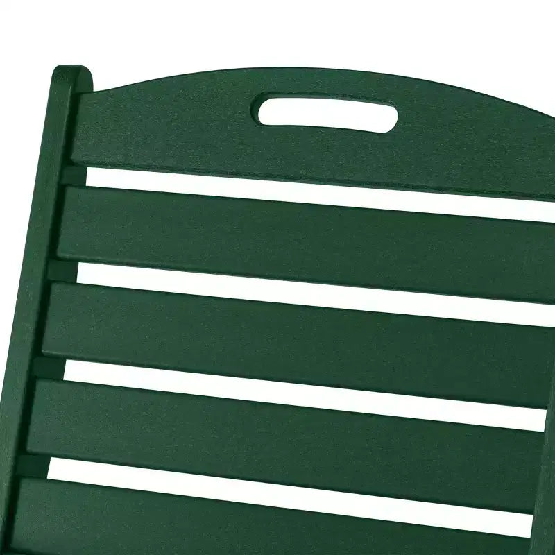 WestinTrends Azura, Set di 2 sedie pieghevoli da pranzo per esterni con schienale alto regolabile in HDPE