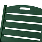 WestinTrends Azura, Set di 2 sedie pieghevoli da pranzo per esterni con schienale alto regolabile in HDPE