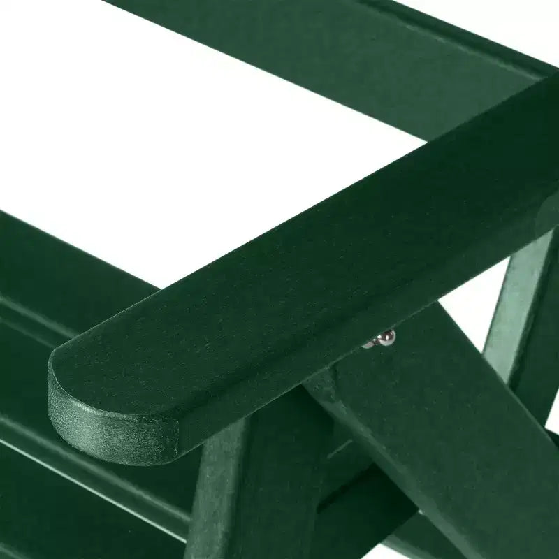 WestinTrends Azura, Set di 2 sedie pieghevoli da pranzo per esterni con schienale alto regolabile in HDPE