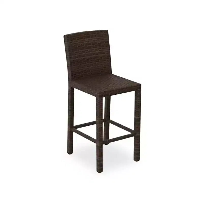 Covers&All Universal 30 in Armless Bar Stool, 18 in W, Premium Aspen Wicker