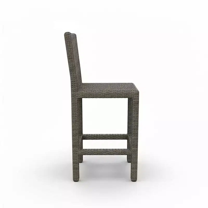 Sgabello da Bar Senza Braccioli Universale Covers&All, 30 pollici, 18 pollici L, Rattan Piatto Oyster