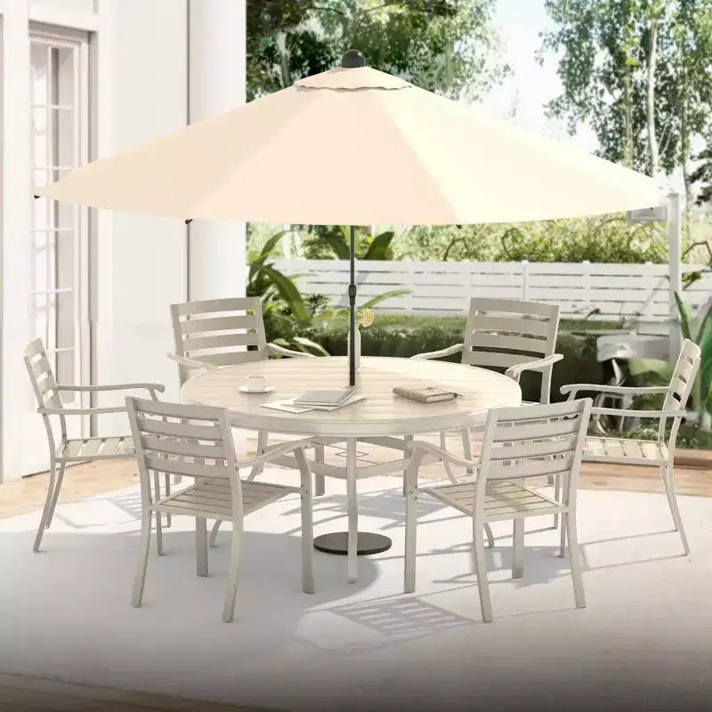 TUYOHW Set di 2 sedie da pranzo in ferro per patio, sedie in metallo per esterni per tutte le stagioni con rivestimento a E antiruggine per cortile, giardino