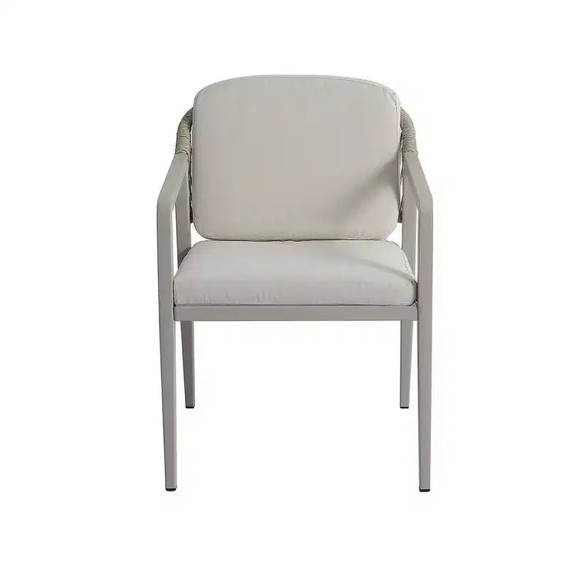 TUYOHW Set di 2 Sedie da Pranzo da Giardino in Vimini, Poltrone da Esterno in Rattan PE Intrecciato con Cuscino, Capacità 120 kg