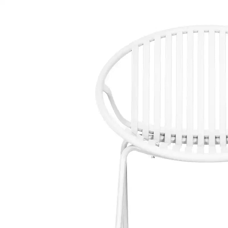 Set di 2 sedie da pranzo impilabili per esterni TUYOHW, sedie da pranzo da giardino con schienale intagliato, sedie da patio per cortile, balcone, capacità 136 kg