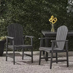 TUYOHW Sedie da Esterno per Sala da Pranzo Set da 2, Sedie da Pranzo da Giardino in Legno di Acacia con Seduta a Doghe, Sedie da Giardino Resistenti alle Intemperie per Cortile, Balcone
