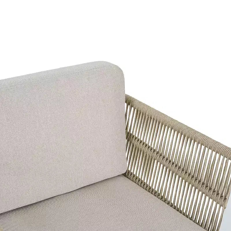 Christopher Knight Home Yuina Sedie da pranzo moderne da esterno in alluminio con cuscino (set da 2)